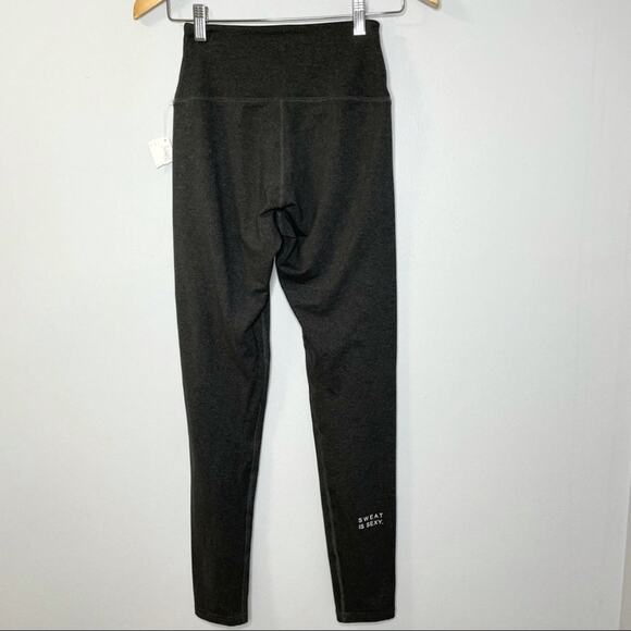 Lovers of hYOUmanity Grey High Waist Leggings women's Medium - Picture 3 of 9